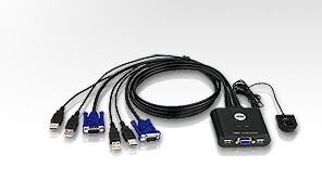 Aten Cs22u-a7 2 Port Vga Kvm Switch