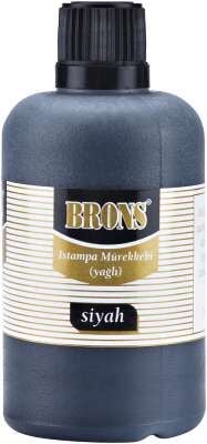 Brons Istampa Mürekkebi 500 Gr Yağlı Siyah Br-320