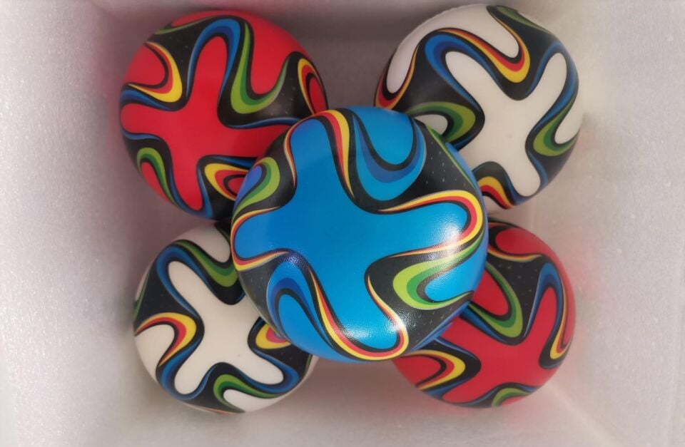 Ctoy Yumuşak Renkli Top D-65