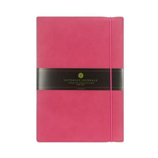 Bufallo İkili Defter 14x20 Cm , 32 Yap. Çizgili+32 Yap. Noktalı Lastikli .değişebilen İç. Fuşya