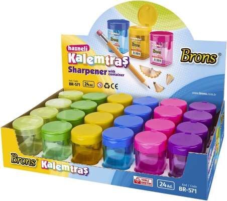 Brons Hazneli Kalemtraş Silindir Br-571