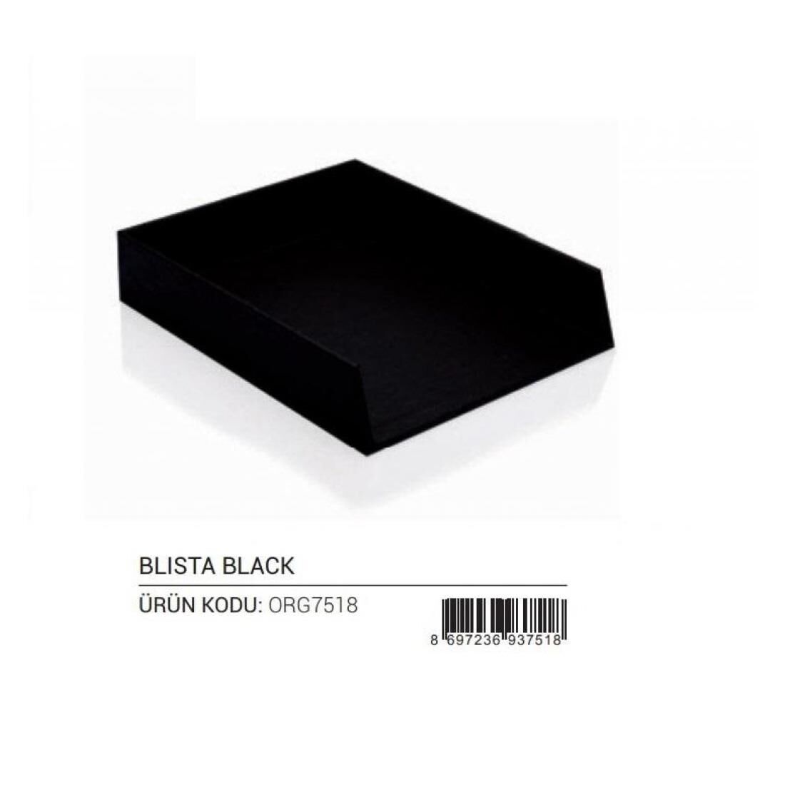 Gıpta Evrak Rafı Blısta Black 4-org7518-2161