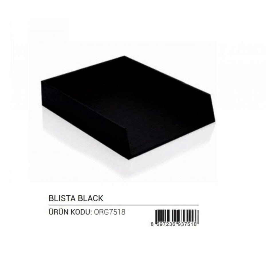 Gıpta Evrak Rafı Blısta Black 4-org7518-2161