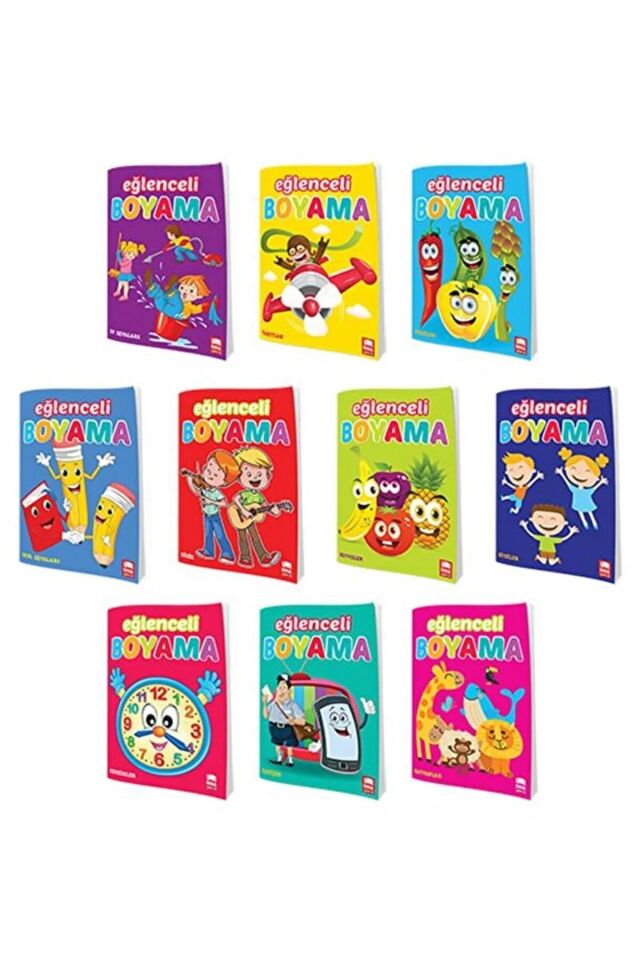 Ema Çocuk Eğlenceli Boyama Kitabı Serisi