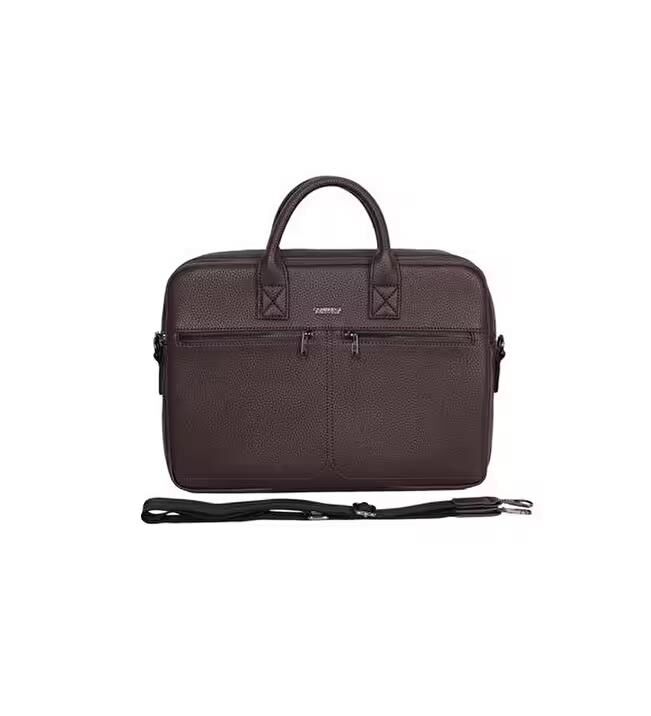 Cambrıdge Polo Clup Suni Deri Evrak Çantası Plevr50073 Kahve