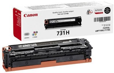 Canon Crg-731h Bk Black Siyah 2.400 Sayfa Yüksek Kapasite Toner Lbp7110 Mf628-8230-8280