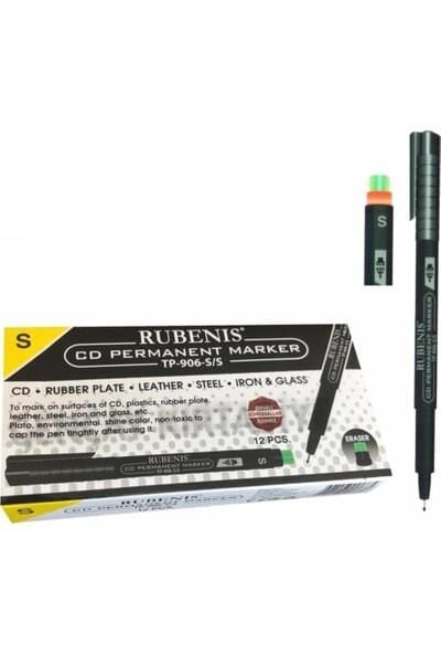 Rubenis Asetat Kalemi Silgili Small ( S ) Siyah Tp-906