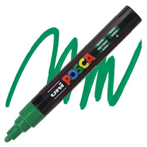 Uniball Posca 1.8-2.5 Su Bazlı Poster Markörü Yeşil N Pc-5m