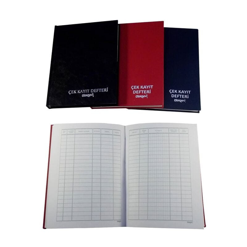 Özkan Çek Kayıt Defteri ( Dik ) 12x17 Cm 80 Yaprak G0553