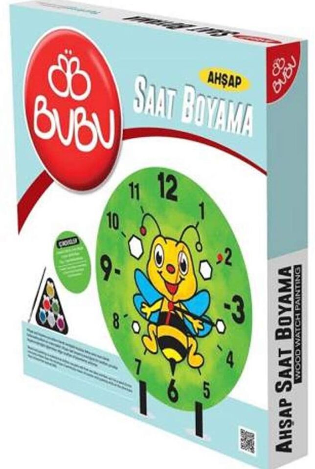 Bu-bu Ahşap Saat Boyama Ac0008