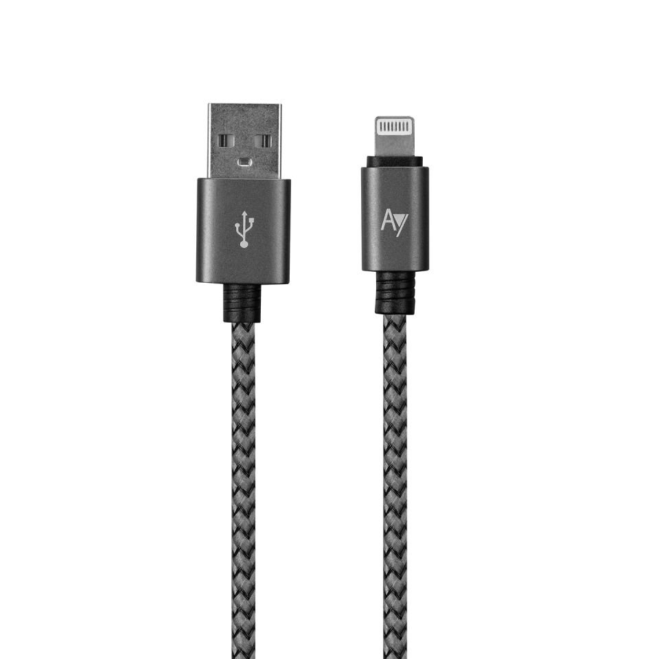 Hytech Hy-x382 3a Lightning 2m Gri-siyah Şarj Kablosu