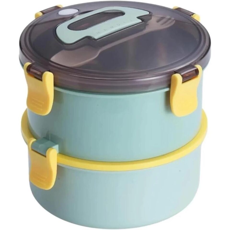 Vagonlife Paslanmaz Çelik 1600 Ml Beslenbe Kabı Asorti Xc-397