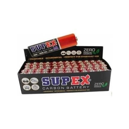 Supex R6 Çinko 60lı kalem Pil