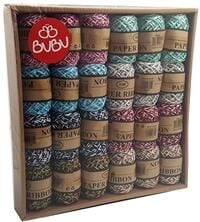 Bu-bu Çift Renkli Kağıt İp 10mt Kı0001