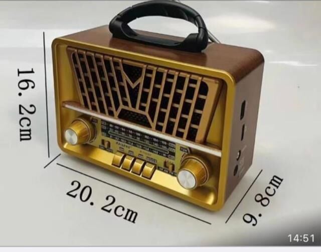 Everton Rt-867bt Bluetooth Fm-usb-tf Card-aux Şarjlı Nostaljik Radyo