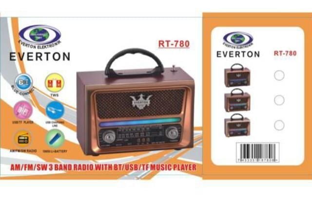 Everton Rt-780 Bluetooth-usb-sd-fm Nostaljik Radyo