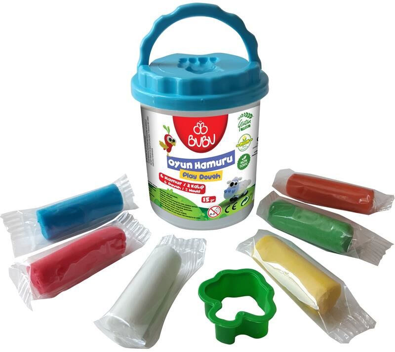 Bu-bu Kovalı Oyun Hamuru Seti (6x15gr.) Oh0001