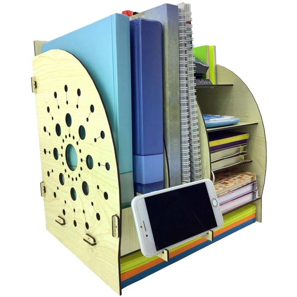 Inn Desing Organizer A5 Masa Üstü Düzenleyici Siyah Ad-1303