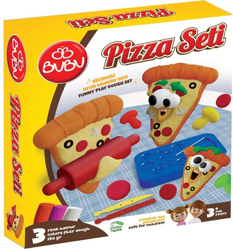 Bu-bu Oyun Hamuru Seti Pizza (s) Oh0020