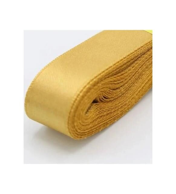 Esmay Saten Kurdele 3 Cm 10 Mt Altın Sarı 37823as