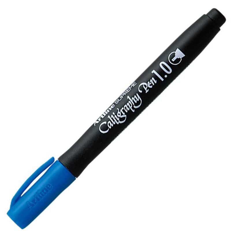 Artline Supreme Calligraphy Pen 1.0 Kaligrafi Kalemi Uç:1,0mm Mavi Lv-a-epf-241 Blue