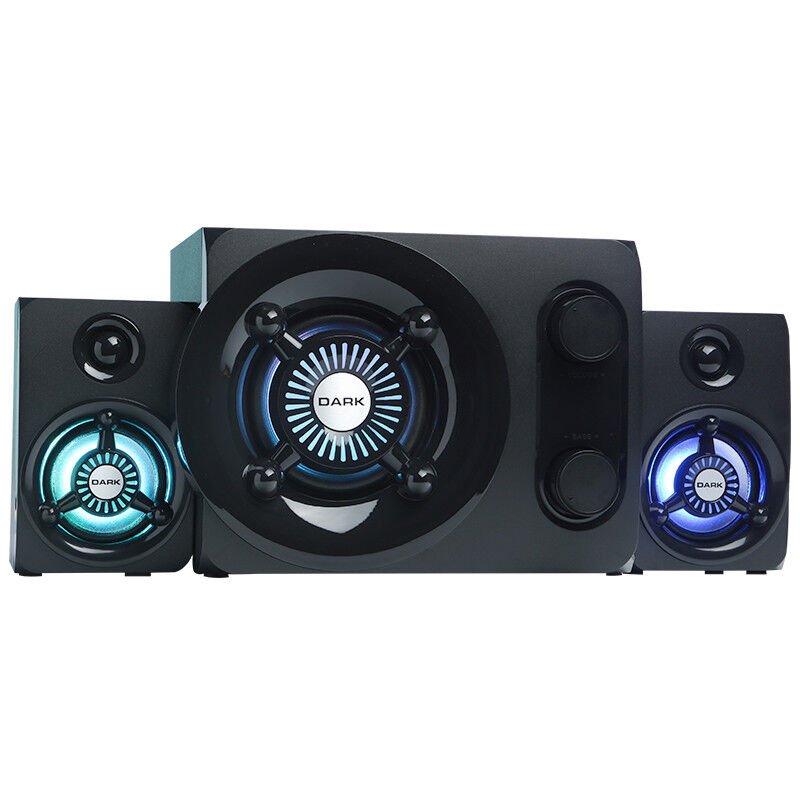 Dark Sp-212 Total 25w Rms 7 Farklı Renk Titreşimli Led 2+1 Multimedia Speaker