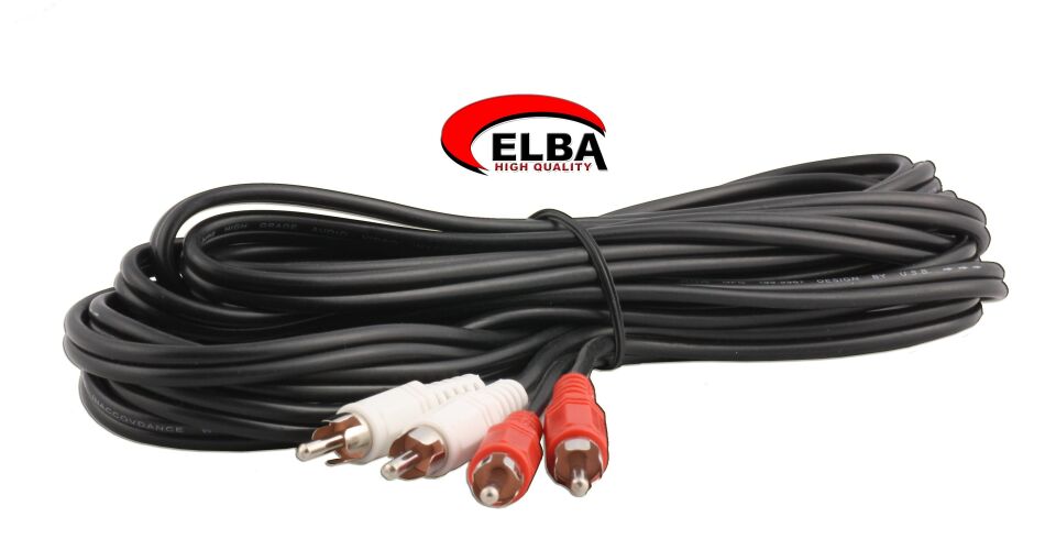 Elba C0611 2rca-2rca 5mt Stereo Kablo
