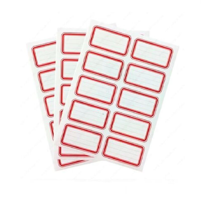 Keskin Color Tek Renk Etiket 3'lü Kırmızı 220890-99