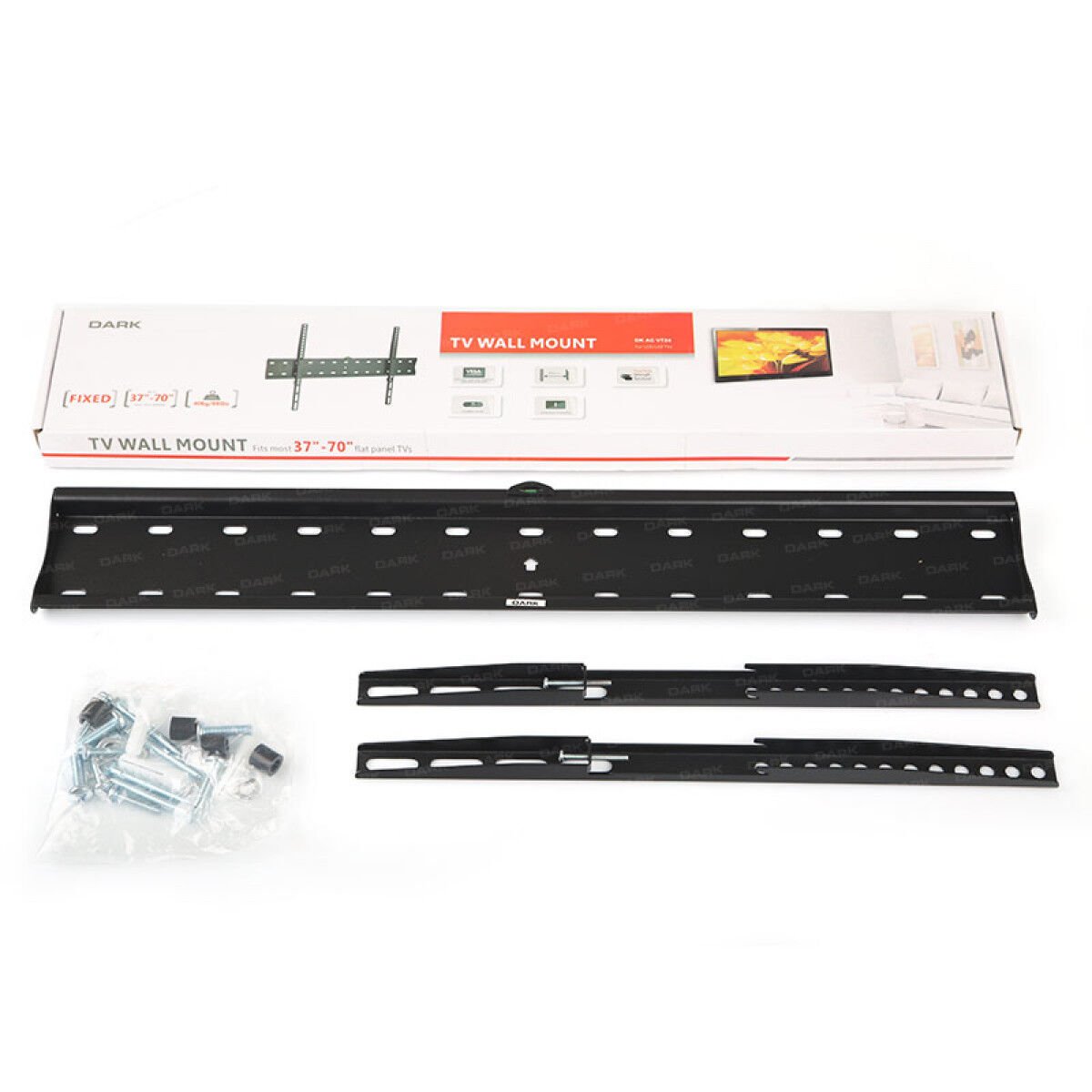 Dark Vt24 37''- 70'' Duvar Tipi Su Terazili Tv Askı Aparatı