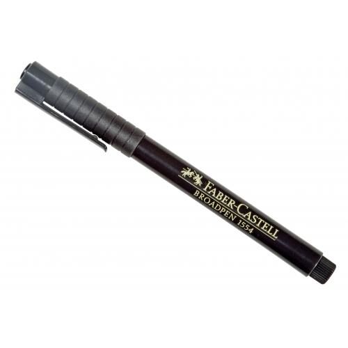 Faber Castell Tahta Kalemi 0,8 Mm Broadpen Siyah 155499