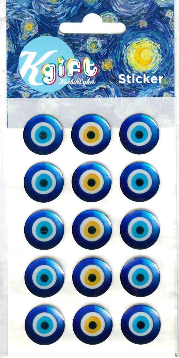 Keskin Color Kgift Sticker Damla Nazar Boncuğu 222223-99