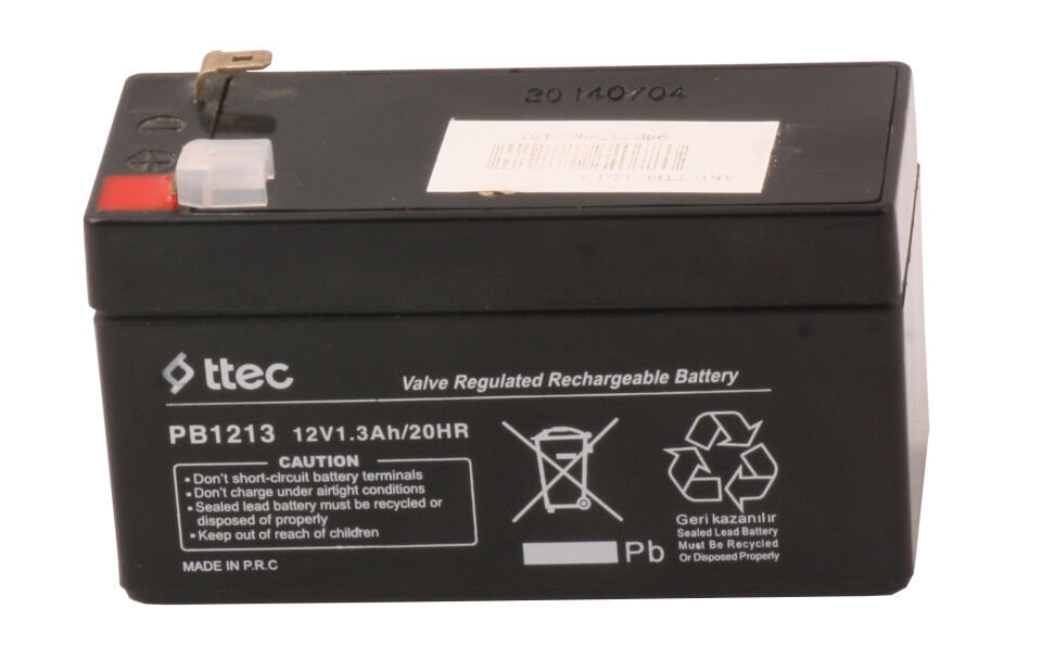 Ttec 12v 1.3ah Bakımsız Kuru Akü