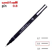 Uniball Pin 0.8 Fine Line Akrilik Uçlu Kalem Siyah Pın08-200