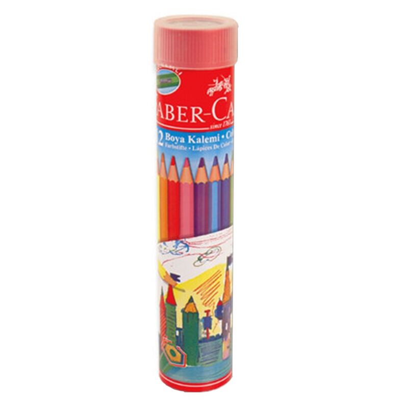 Faber Castell Kuru Boya Kalemi 12'li Metal Tüp 116512