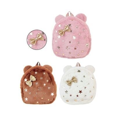 Dolphın Pp-629 Peluş Sırt Çantası-yaldızlı