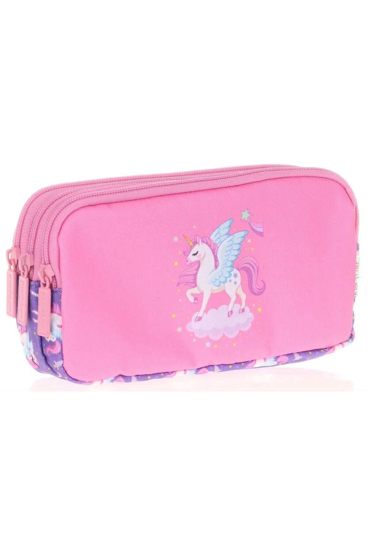 Kaukko Kıds&love 3 Bölmeli Kalem Çantası (sweet Unıcorn) L8117