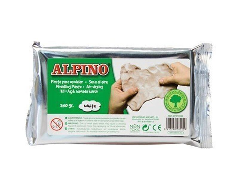 Alpino Şekillendirme Kili 250 Gr Beyaz Dp-010104