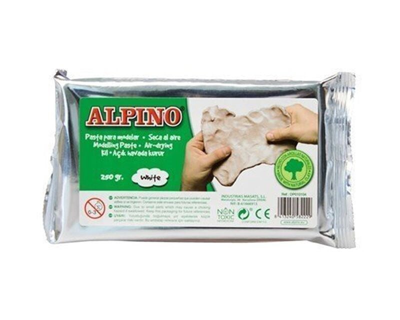 Alpino Şekillendirme Kili 250 Gr Beyaz Dp-010104