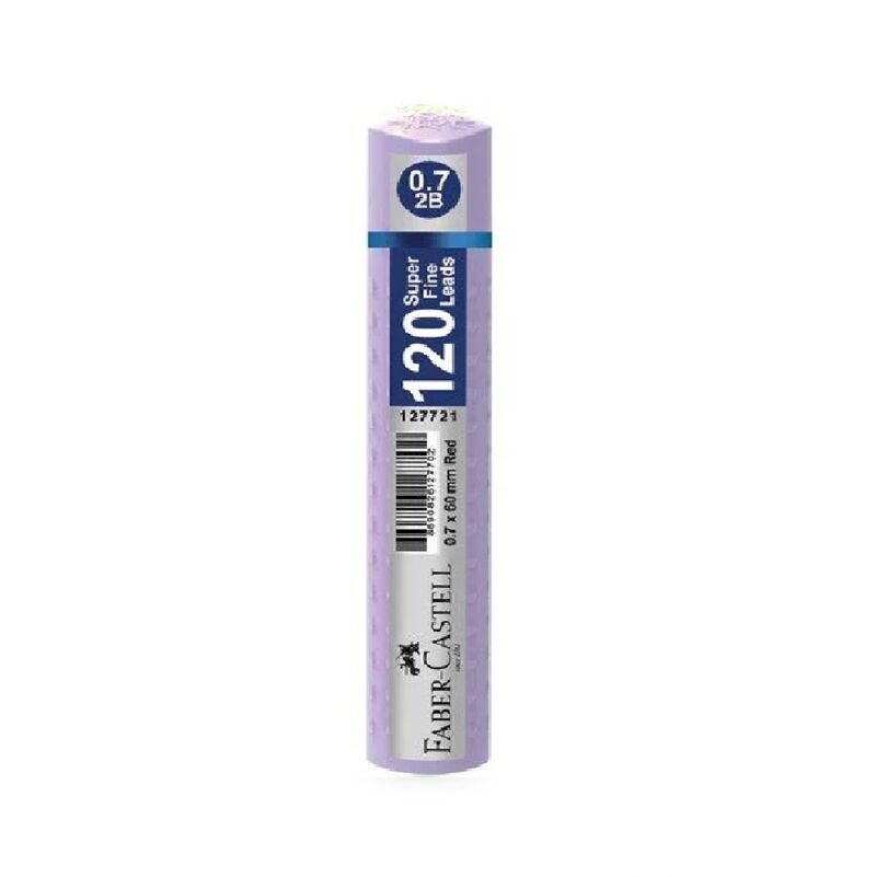 Faber Castell Kalem Ucu ( Min ) 0,7 Mm Grip 2b 60mm 120'li Pastel Mor 14316