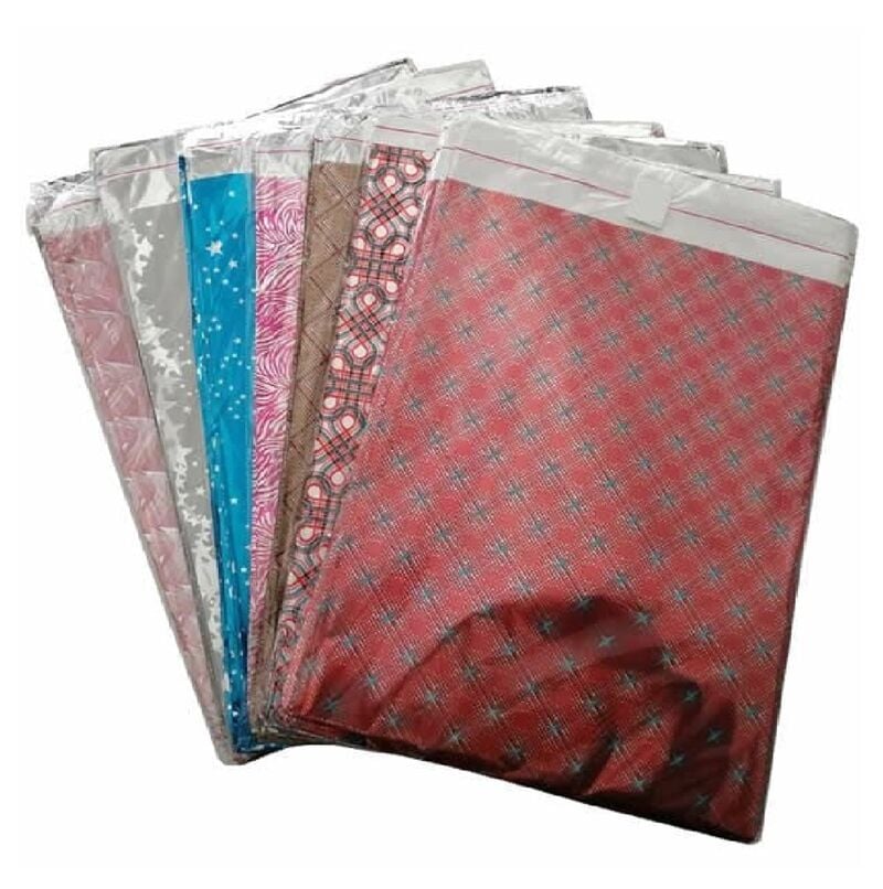 Buket Poşet Metalize Bantlı 11x12 Cm Desenli Bkt-802