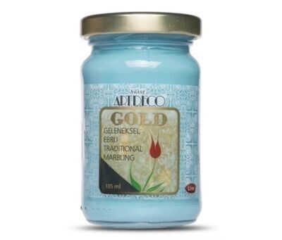 Artdeco Gold Ebru Boyası 105ml Turkuvaz 570 S.2 Lv-y-018d-570