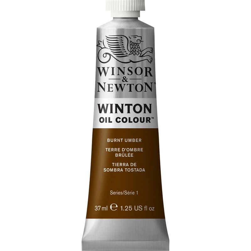 Winsor & Newton Winton Yağlı Boya 37ml Burnt Umber 076 (3) Lv-wn-1414076