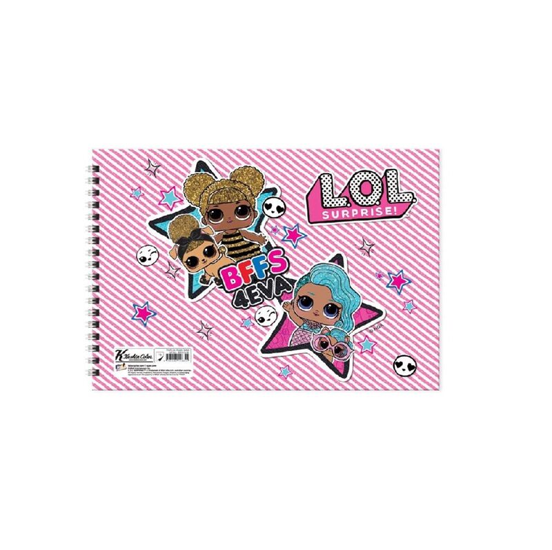 L.o.l. 25*35 15 Yp. Spiralli Resim Defteri 300215-93