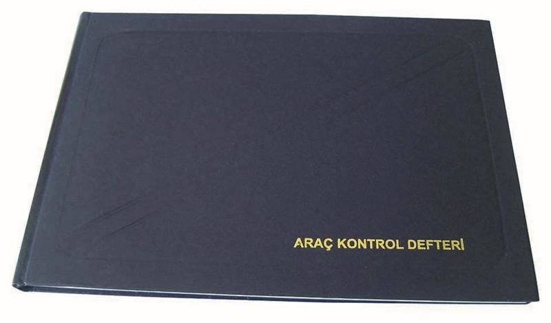 Dilman Araç Kayıt Defteri Ciltli 20x28,5 96 Yp Yatay