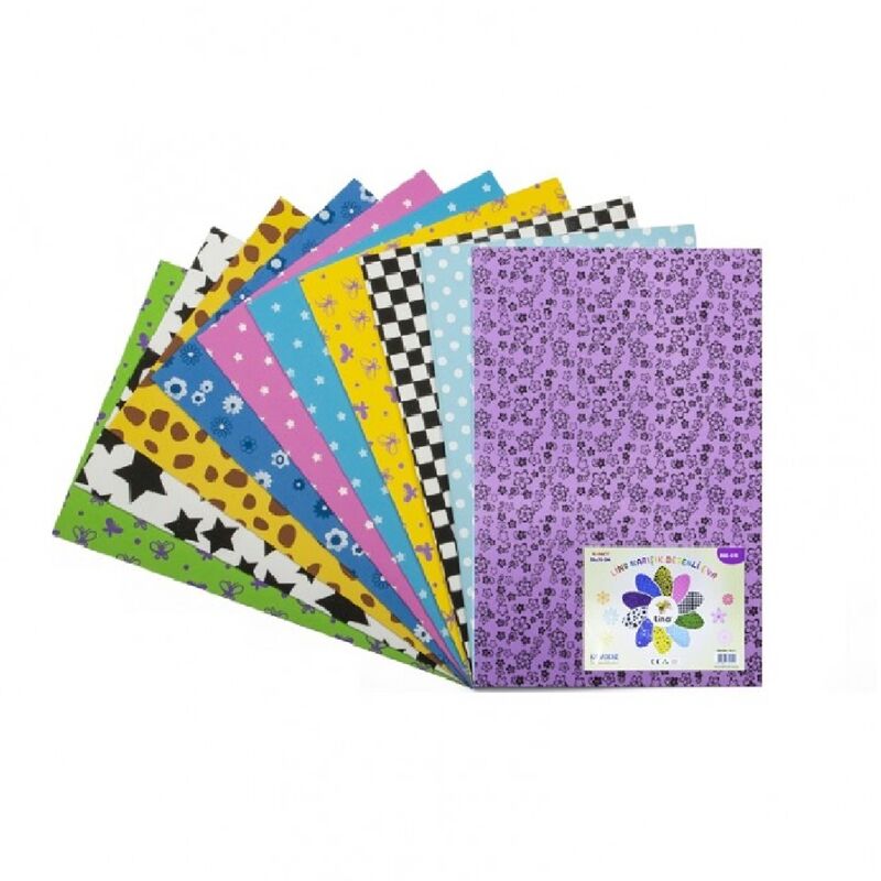 Lino Eva 50x70 Cm 10'lu Karışık Desenli Rbe-513