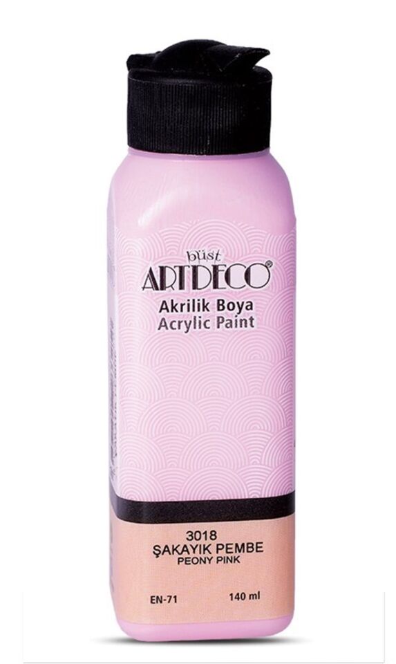 Artdeco Akrilik Boya 140ml Şakayık Pembe 3018 Lv-y-070r-3018