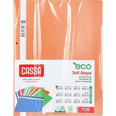 Cassa Telli Dosya 50'li Eco Turuncu 7730