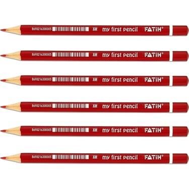 Fatih Kopya Kalemi Jumbo Üçgen İlk Kalemim Kırmızı Fa-30000