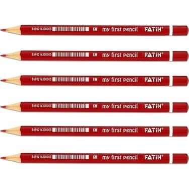Fatih Kopya Kalemi Jumbo Üçgen İlk Kalemim Kırmızı Fa-30000