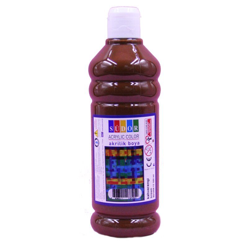Südor Akrilik Boya 500 Ml Kahverengi Sd1009-12